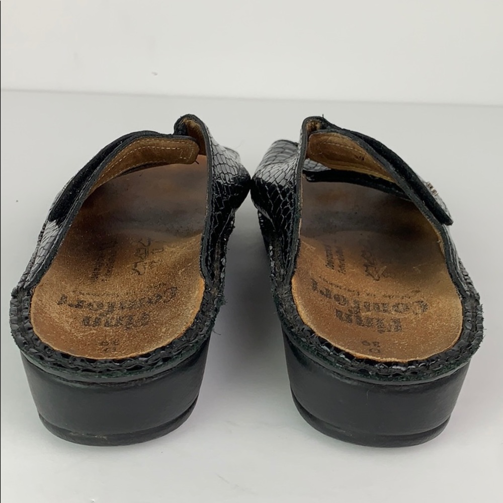Finn Comfort Germany Sz 39 Black Preowned - Picture 3 of 8